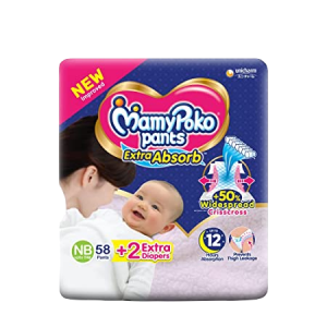 MamyPoko Diaper Pant NB 58+2 (0-5kg)