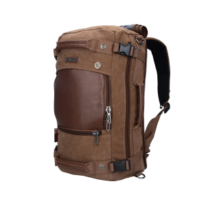 WITZMAN Men Travel Backpack Canvas Rucksack Vintage Duffel Bag AH048