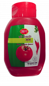 Pran Hot Tomato Sauce (Plastic Jar) - 250gm