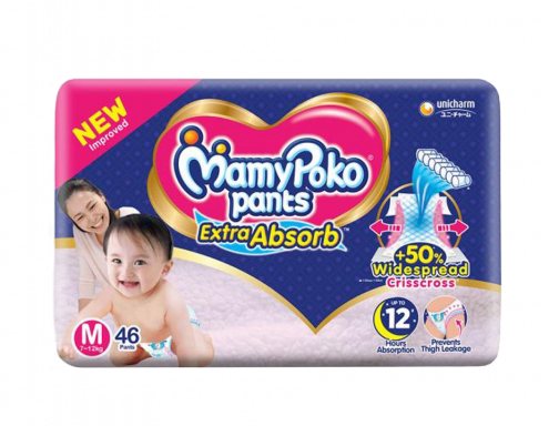 MamyPoko Diaper Pant M 46 (7-12 kg)