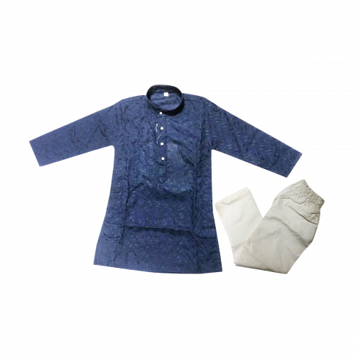 Boy Baby Cotton Stylish Panjabi & Pajama Set (3 & 5 years) MI08 05 y