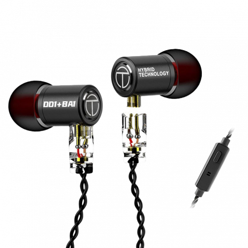 TRN M10 1BA+1DD Metal Hybrid in Ear Earphone MG025