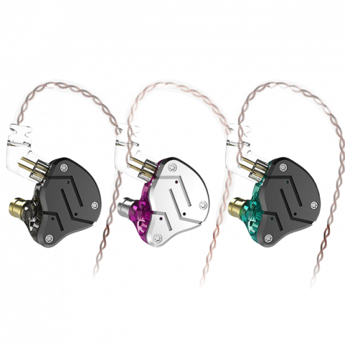 KZ-ZSN Pro Hybrid Heavy Bass Earphones MG023