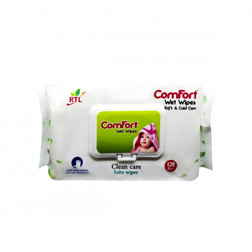 "Comfort Baby Wet Wipes - 120pcs "