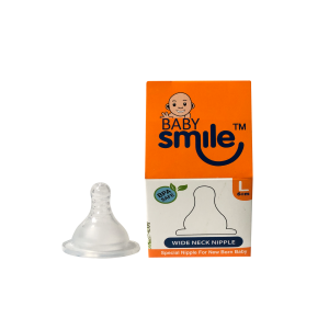 Baby Smile Wide Neck Nipple - L (6+m)