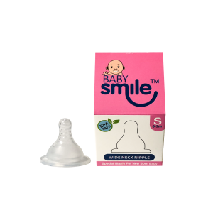 Baby Smile Wide Neck Nipple - S (0 to 3m)