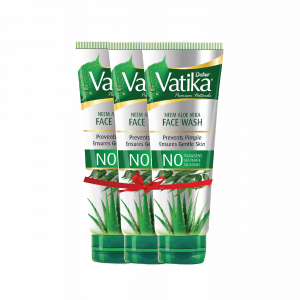Dabur Vatika Neem Aloe Vera Face Wash 50 ml (Pack of 3)- DBD002
