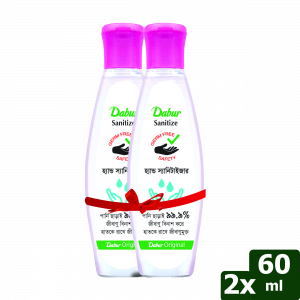 DABUR SANITIZE Hand Sanitizer 60 ml (Buy 1 Get 1 Free) - DBD003