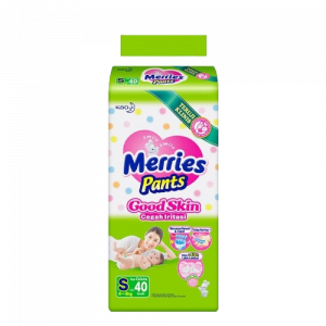 Merries Pants Baby Diaper S 40 (4-8Kg)