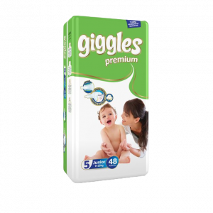 Giggles Premium Jumbo Pack 5 Junior (11-25 Kg) - 48 pcs