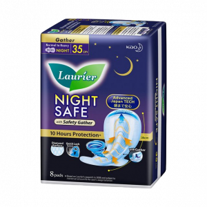 Laurier Night Safe 40 cm - 8 Pad
