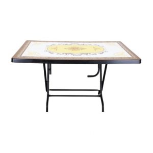 6 Seated Square Table-Print Black (St/L)-Diamond861535