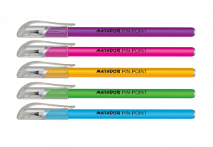 Matador Pin Point Ball Pen - Black Ink (12 Pcs)
