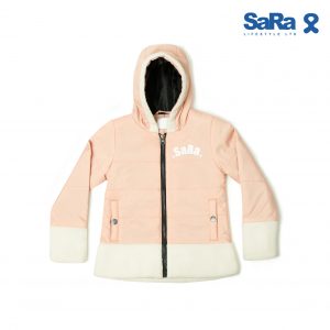 SaRa Girls Jacket (GJK132WFAK-Fluo Pink)_SLS033
