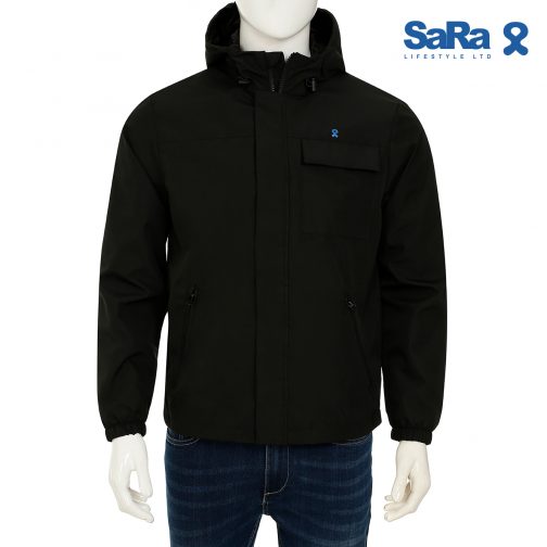 SaRa Mens Jacket (SRMJ2021BK-Black)_SLS007