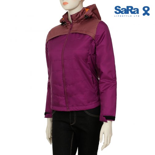 SaRa Ladies Jacket (SRWJ2029P-PLUM)_SLS031