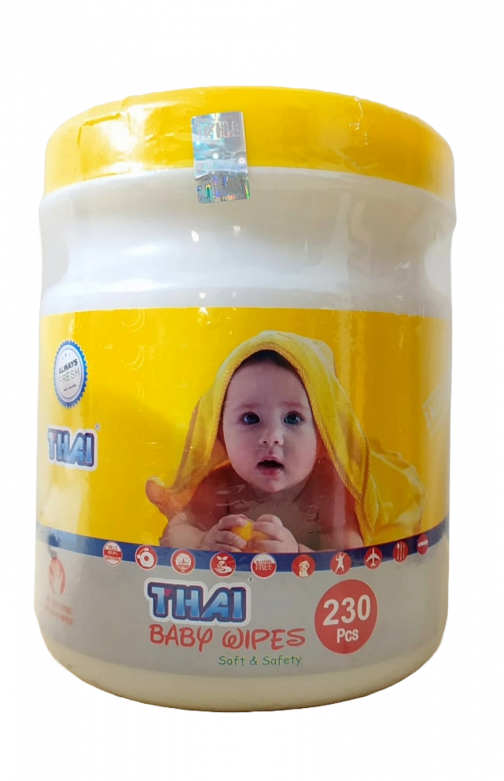 Thai Wet Wipes Jar - 230 Pcs