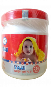 Thai Wet Wipes Jar - 230 Pcs