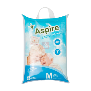 Aspire Adult Diaper M - 8pcs