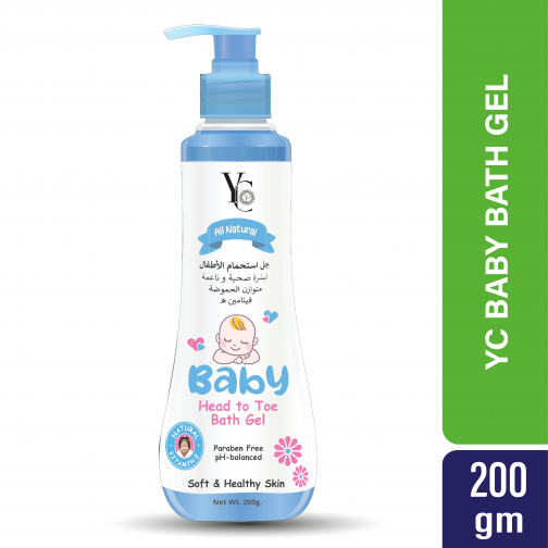 YC BABY HEAD TO TOE BATH GEL 200 GM