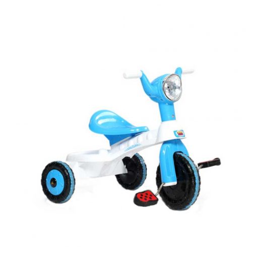 Road Master Tricycle - White & Cyan Blue 891390