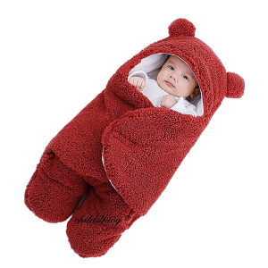 Newborn Baby Wrap Blankets - Red