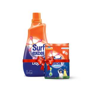Surf Excel Washing Powder 500g x Surf Excel Quick Wash Liquid 500ml - Super Combo