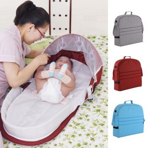 Travel Portable Baby Bed With Toys Mosquito Net - SSS017