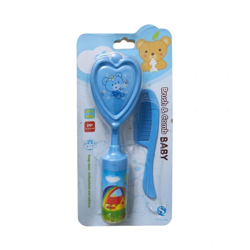 Apple Bear Baby Hair Comb+Brush C-ME33 (Random Color)