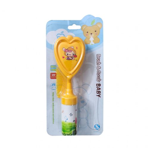 Apple Bear Baby Hair Comb+Brush C-ME33 (Random Color)