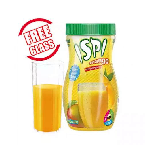 Ispi Powder Drink Mango 750GM (Free Glass)