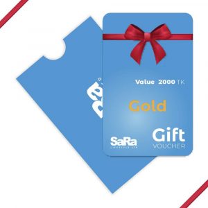 SaRa Gift Card - 2000 Taka (Gold)