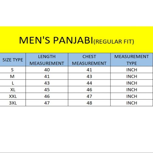 Mens Regular Fit Panjabi