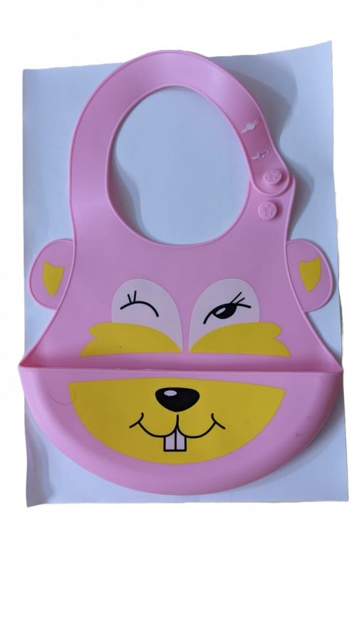 Full Silicone Baby Bib with Food Catcher C-ME39