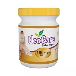 Neocare Baby Wipes Jar - 180 pcs