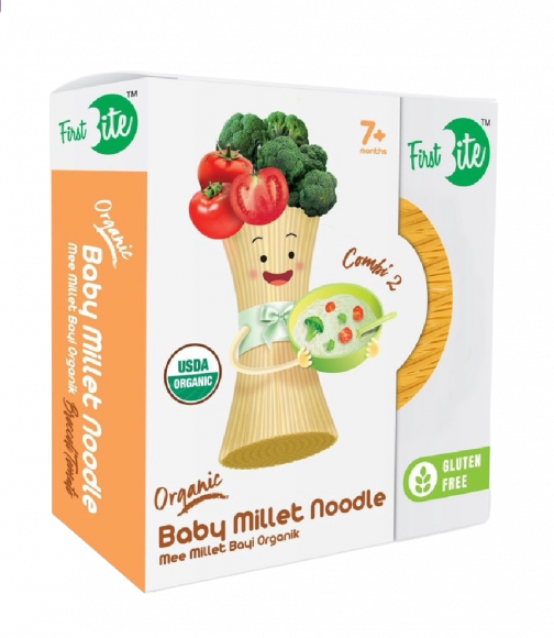 First Bite Organic Baby Millet Noodles From 7+ Months - 180g