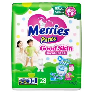 Merries Pants Baby Diaper XXL 28 (15-25Kg)
