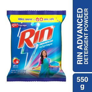 Rin Advanced Detergent Powder 500g (10% Extra)