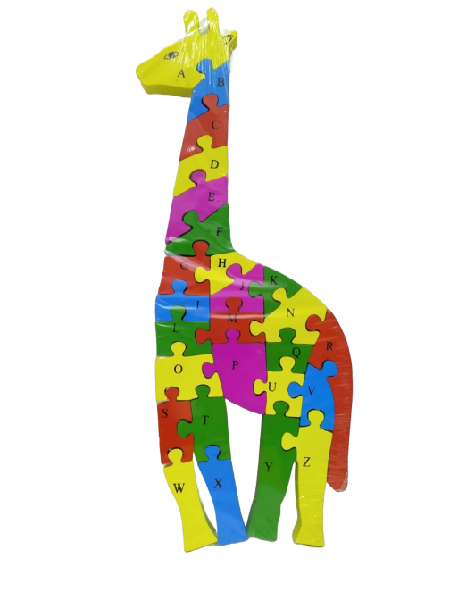 Baby puzzle set (Giraffe with alphabet and number) C-ME105