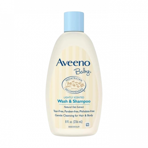 Aveeno Baby Daily Moisture Wash & Shampoo - 236 ml