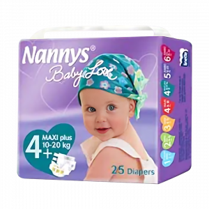 Nannys Baby Love Diaper Jumbo Maxi+ 25 Pcs (10-20kg)