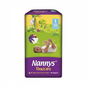 Nannys Flexicare Diaper Premium Mini 44 Pcs (2-5kg)