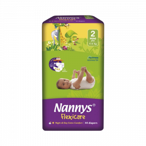 Nannys Flexicare Diaper Premium Mini+ 44 Pcs (4-6kg)