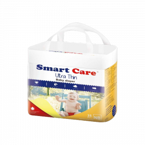 Smart Care Ultra Thin Baby Belt Diaper NB 25 Pcs (2-5 Kg)