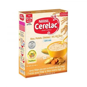 Nestle Cerelac Stage 4 Rice, Potato & Chicken with Milk (12-24 m) - BIB (350 gm)