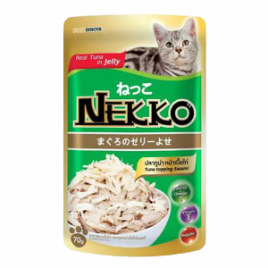 Nekko Adult Pouch Tuna Topping Sasami in Jelly 70gm