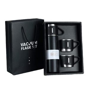 Vacuum Flask Set 3 in 1 - 500ml (Black) IS023