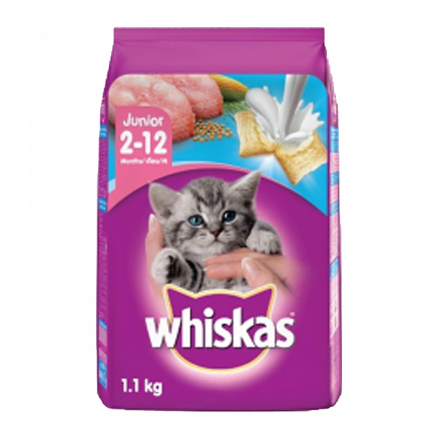 Whiskas Junior Ocean Fish & Milk 450g – SNEHO