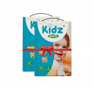 Kidz Pant Diaper L 58 (9-14 kg)- Combo 2 pcs