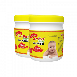 Comfort Baby Wet Wipes - 170 Pcs (Jar) - Combo 2 Pcs